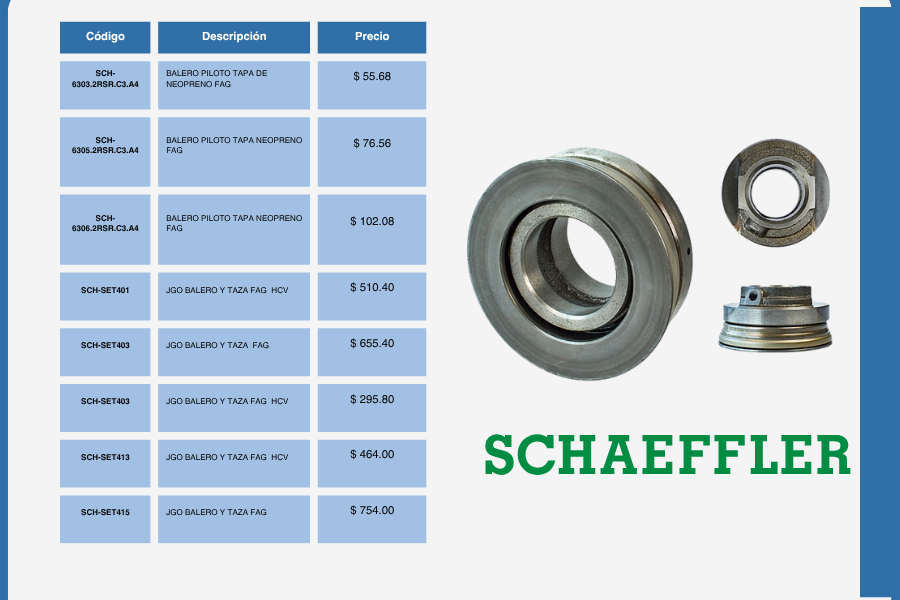 Promociones Schaeffler